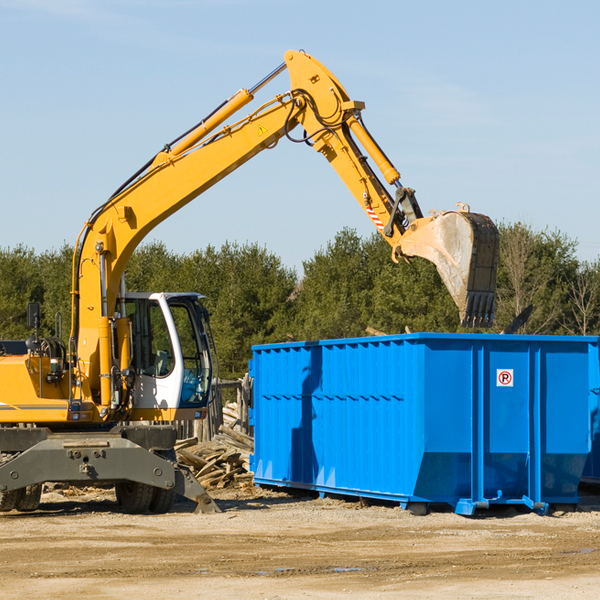 can i choose the location where the residential dumpster will be placed in Frenchtown NJ